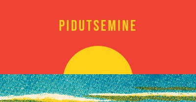 Pidutsemine red vintage-retro