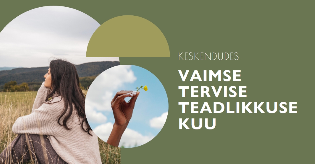 Keskendumine vaimsele tervisele green modern-simple