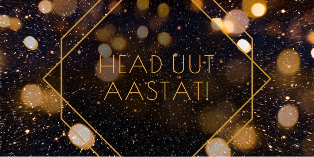 Head uut aastat! black modern-geometric-&-linear