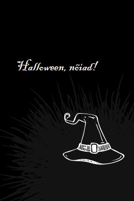 Siin Halloween black whimsical-line