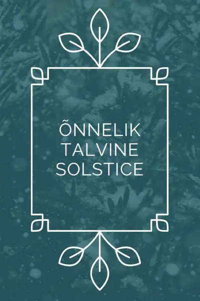 Talvine solstice green modern-simple