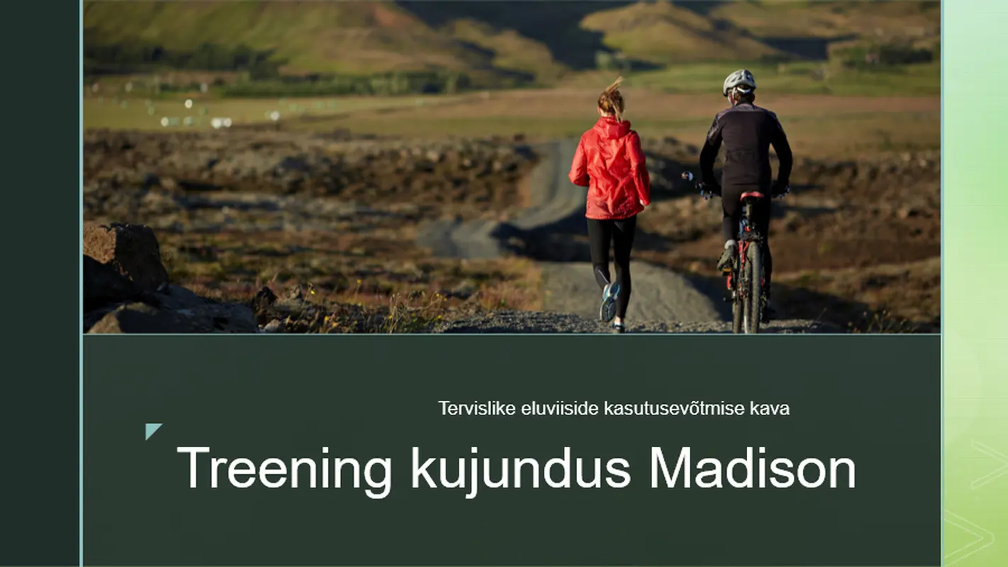 Treening kujundus Madison modern bold