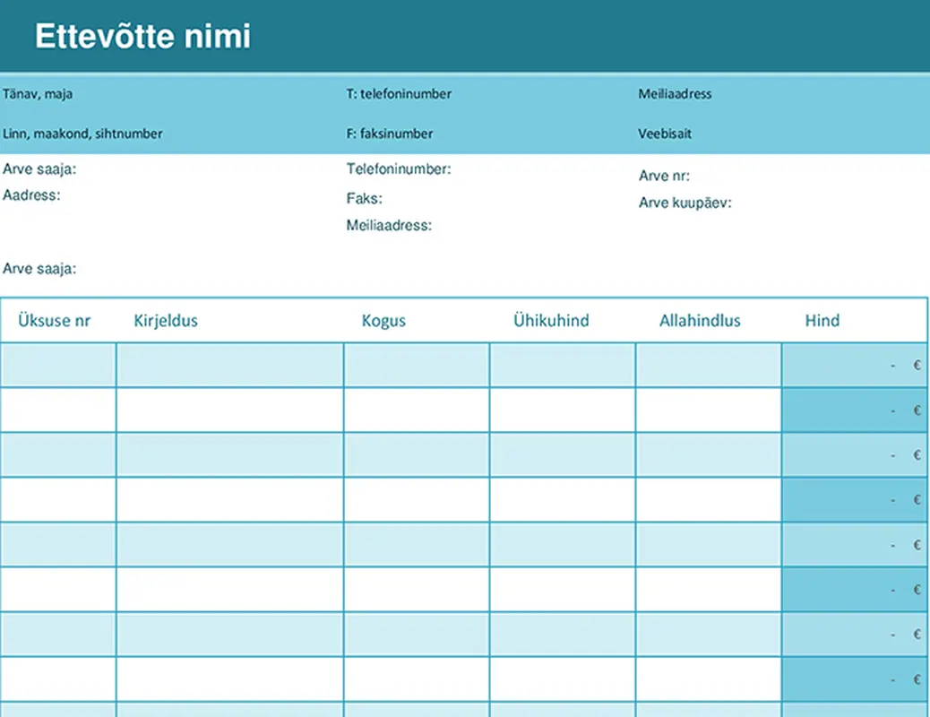 Lihtne arve modern-simple