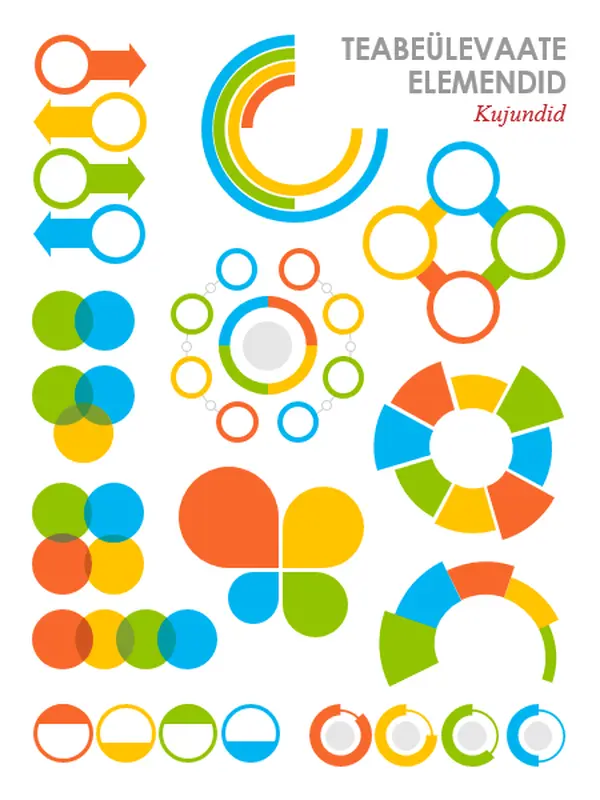 Teabeülevaate kujundid modern-simple