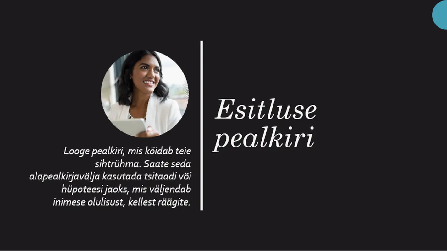 Elulookirjelduse esitlus modern geometric