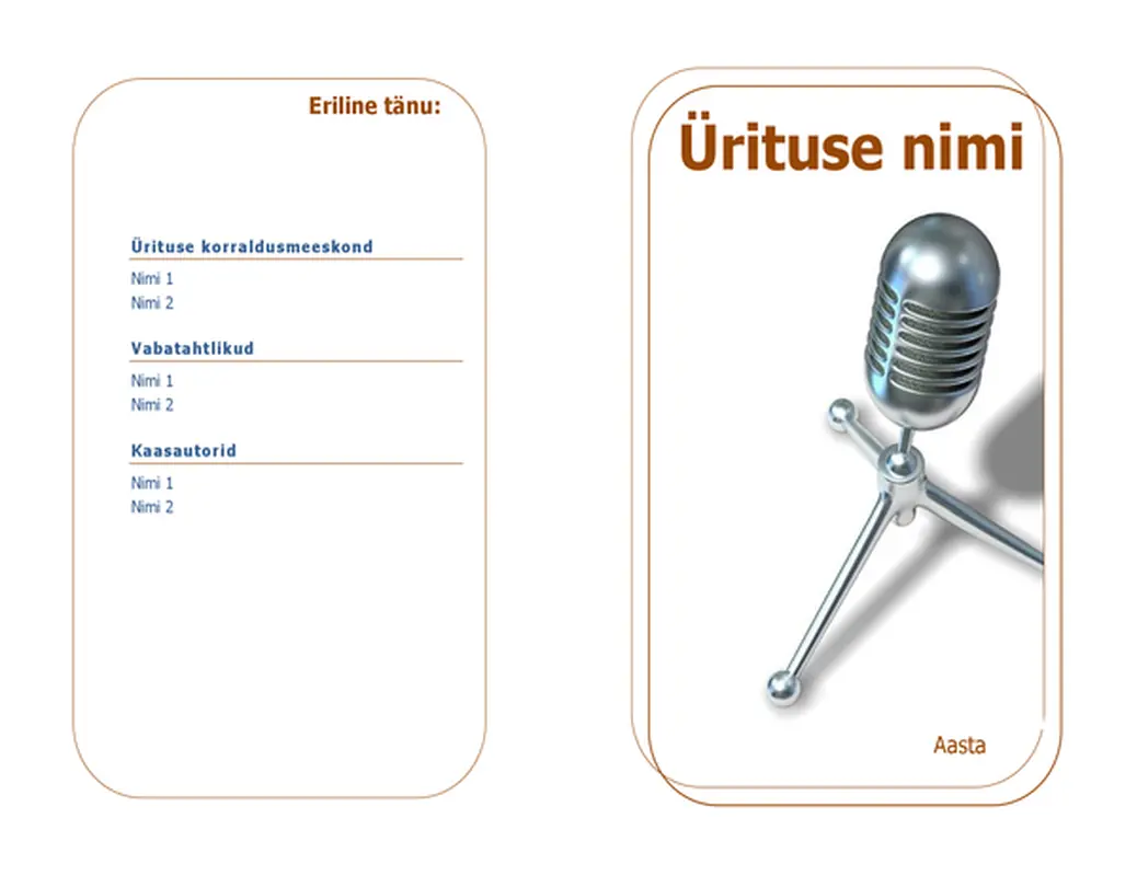Sündmuse kava (volditav)