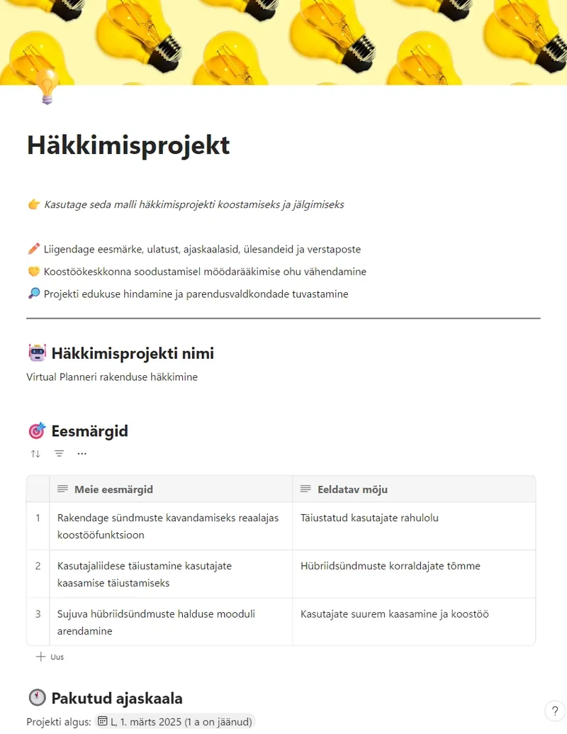 Häkkimisprojekt