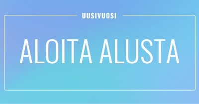 Aloita alusta blue modern-bold