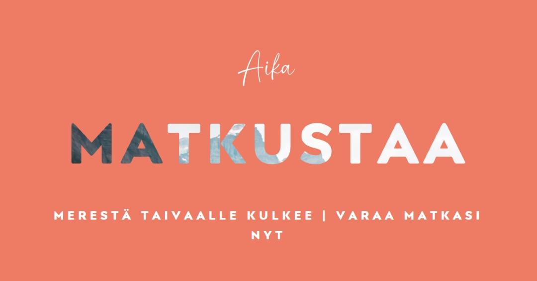 Seikkailusi odottaa orange modern-bold