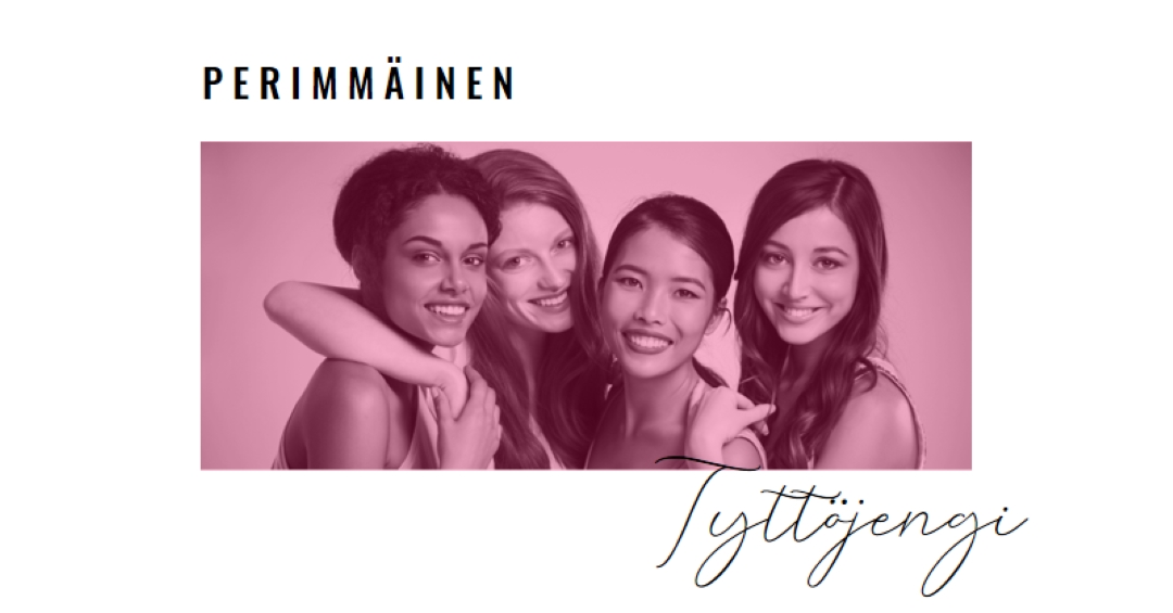 Tyttöjengi white modern-simple