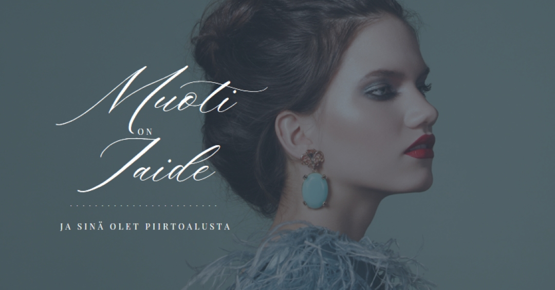 Taideteos blue modern-simple