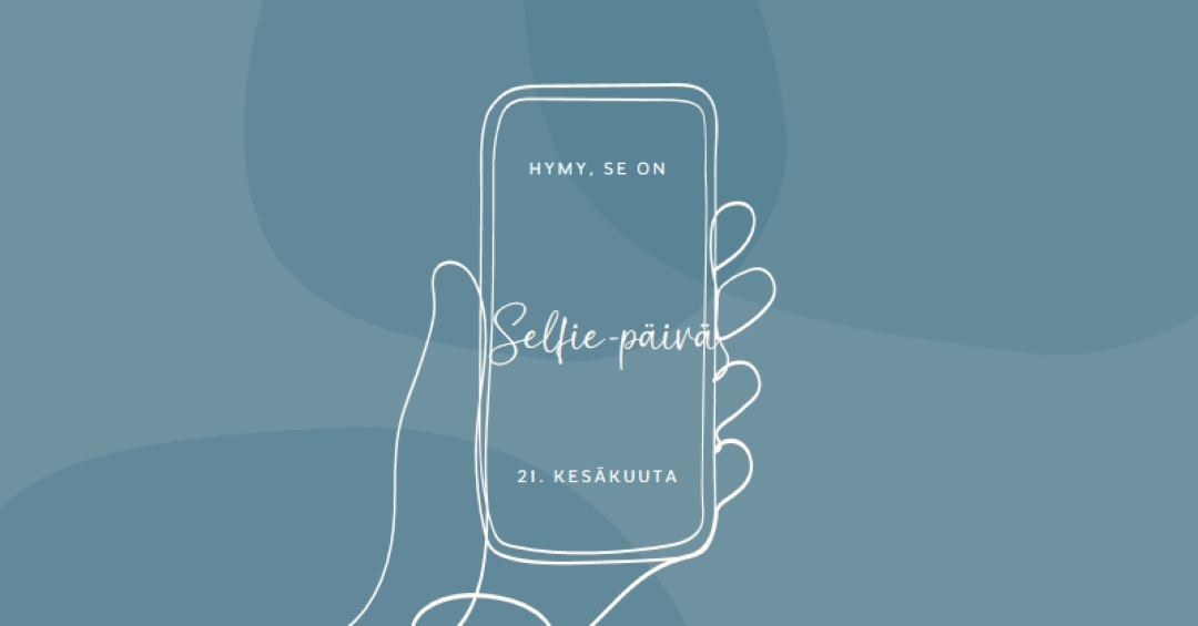 Selfie-itseluottamus blue whimsical-line