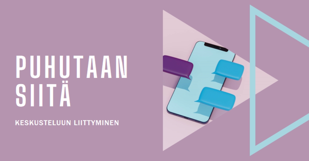 Keskustelun käynnistin purple modern-geometric-&-linear