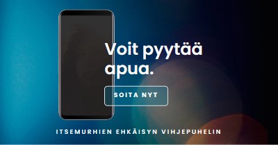 Pyydä apua blue modern-simple