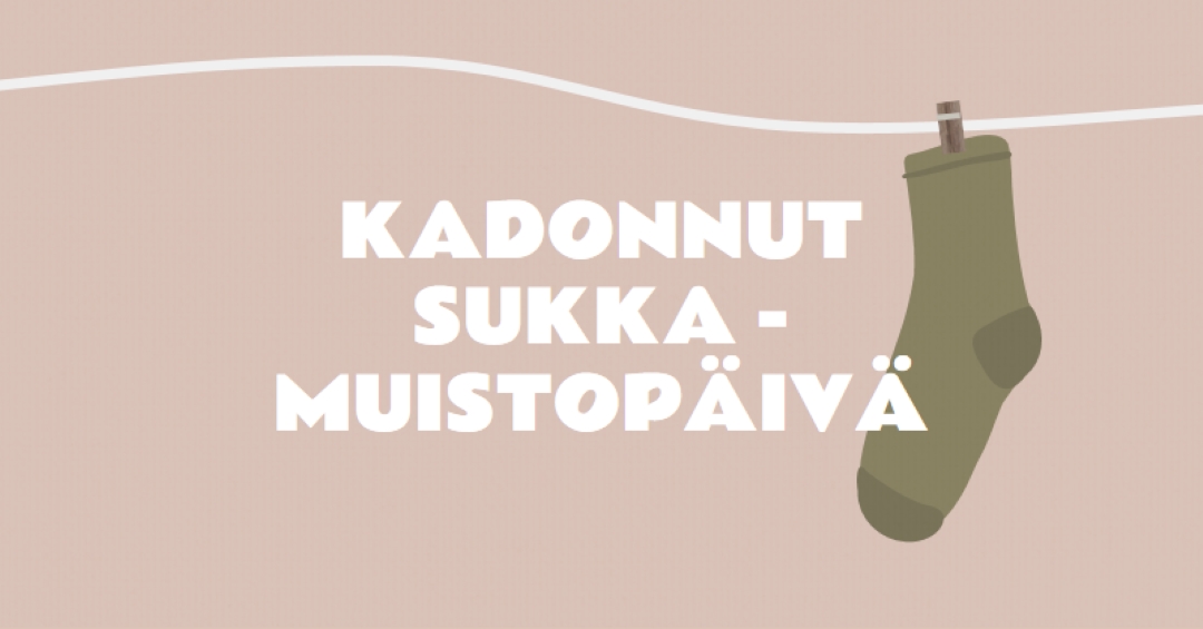 Kadonnut sukkamuistopäivä brown whimsical-color-block