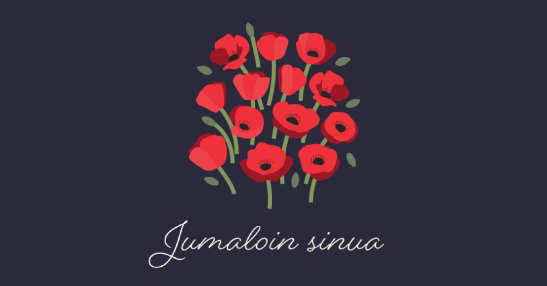 Jumaloin sinua black whimsical-line