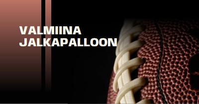 Valmiina jalkapalloon brown modern-simple