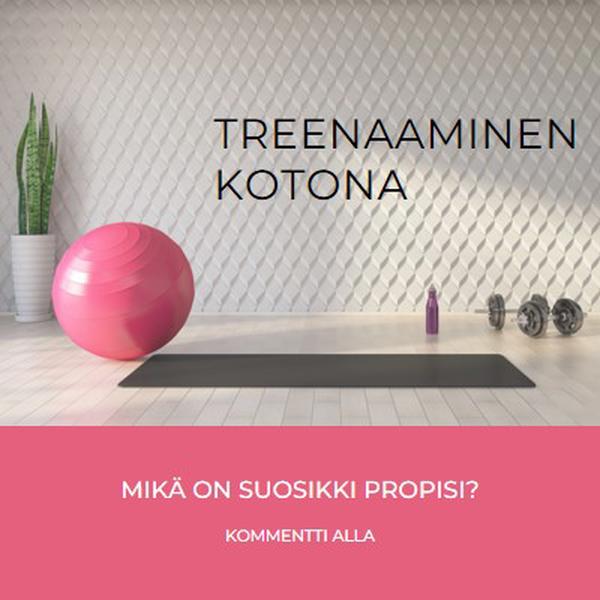 Treenaaminen kotona gray modern-bold