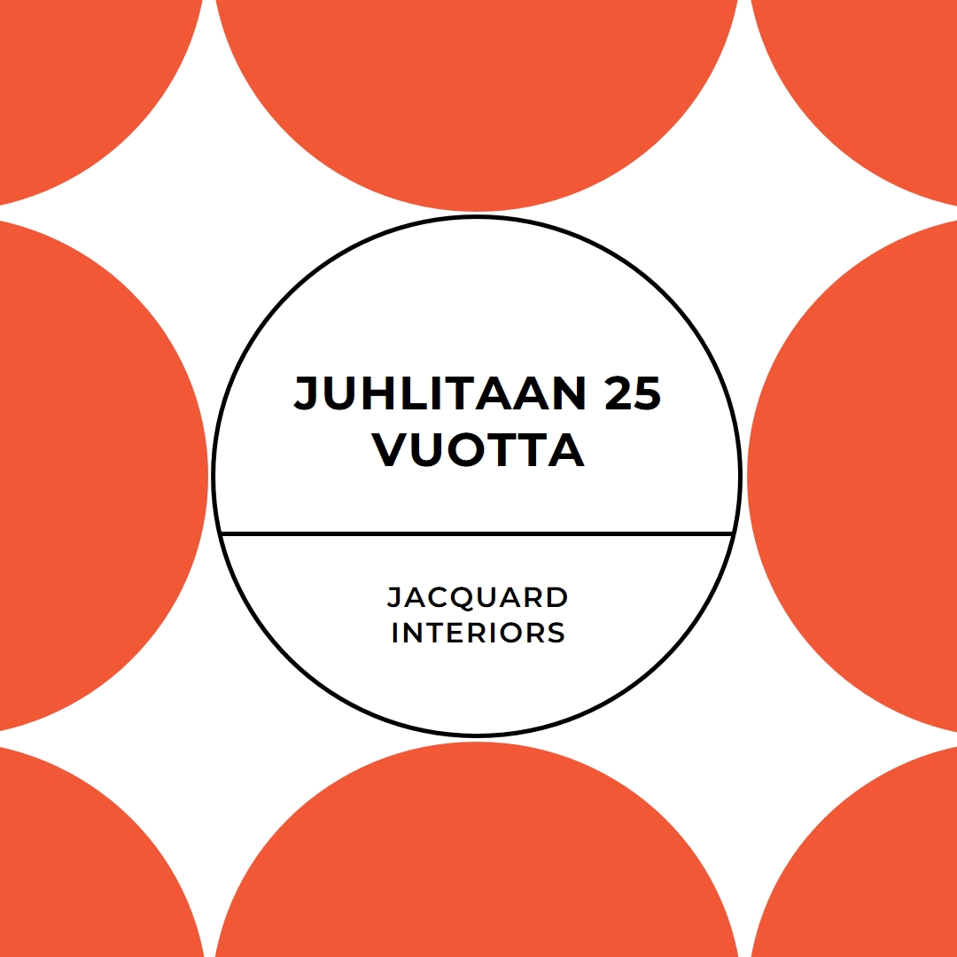 Juhlitaan 25 vuotta orange modern-geometric-&-linear