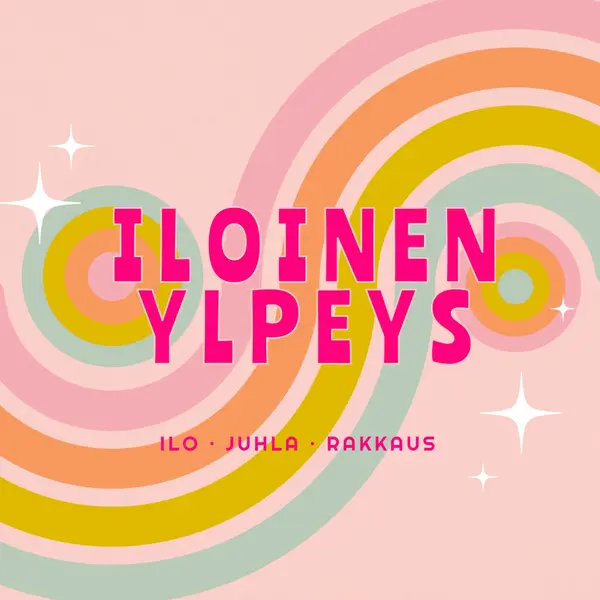 Iloa, juhlaa, rakkautta pink vintage-retro