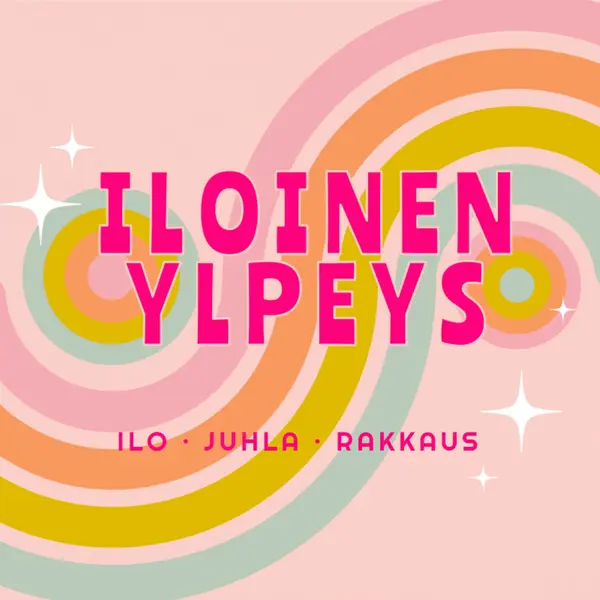 Iloa, juhlaa, rakkautta pink vintage-retro