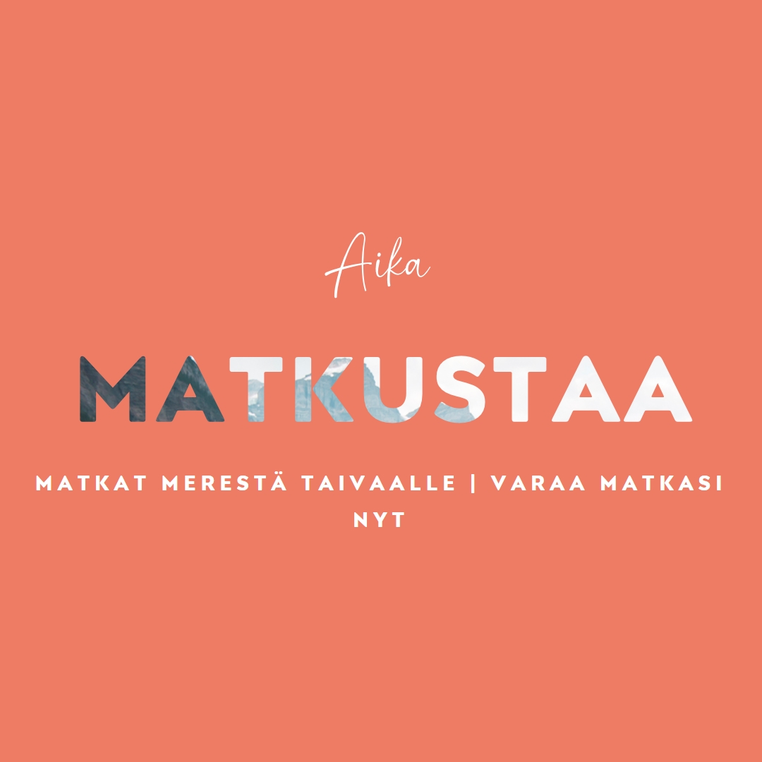 Seikkailusi odottaa orange modern-bold