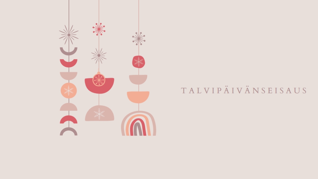 Ihana talvipäivänseisaus gray organic-boho