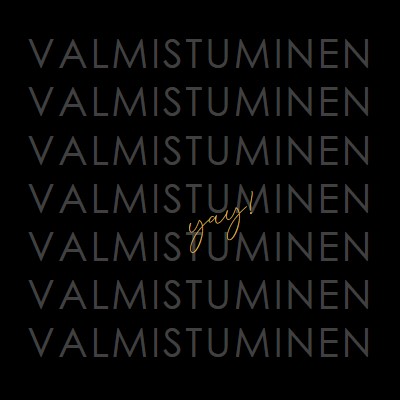 Yay valmistujaisiin black modern-simple