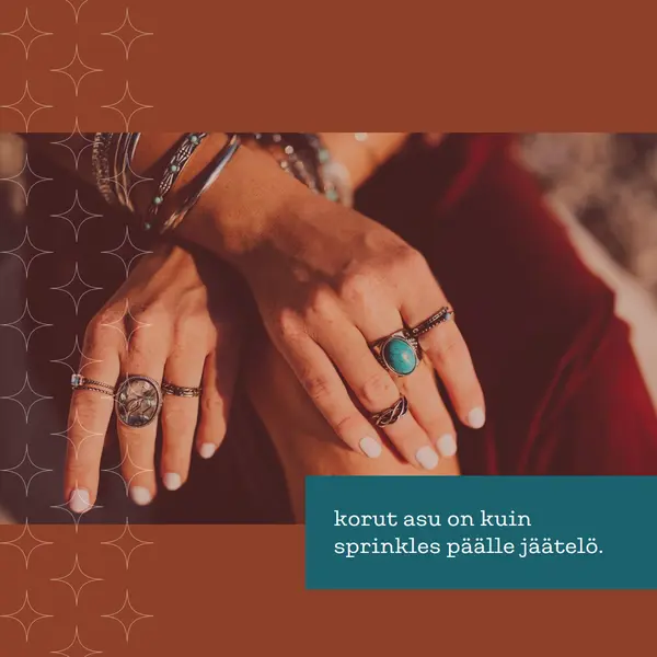 Kauniita pieniä asioita brown organic-boho