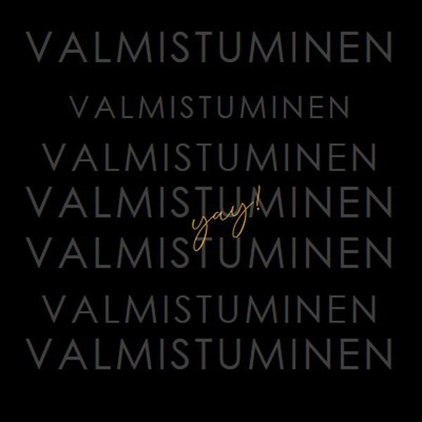 Yay valmistujaisiin black modern-simple