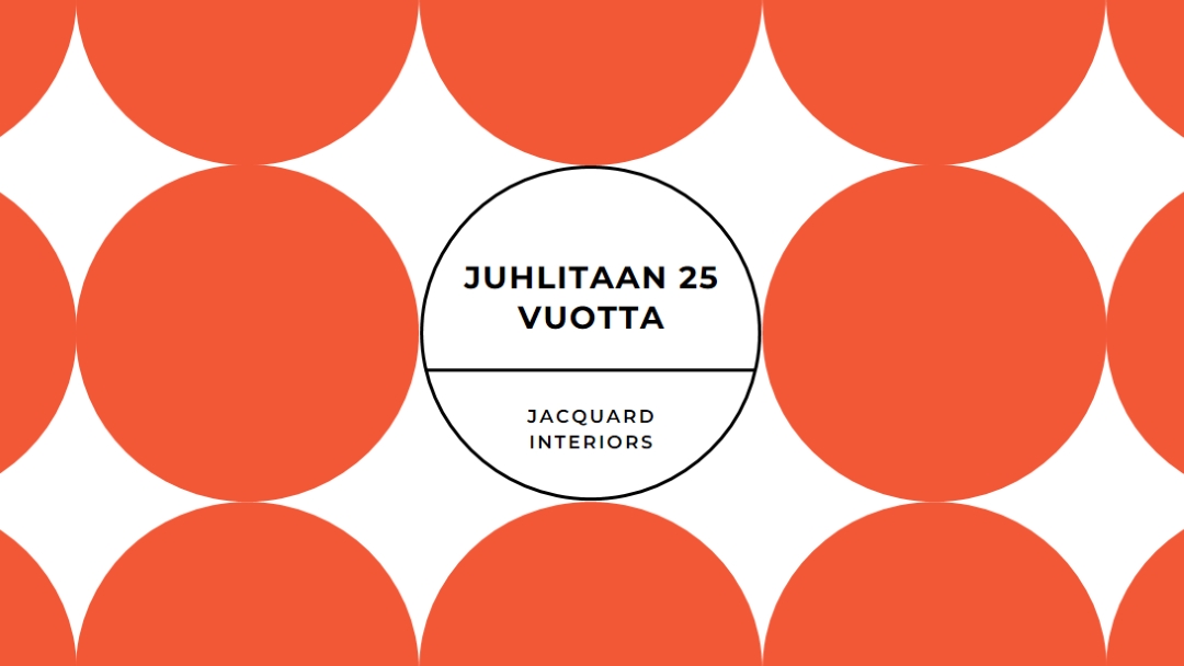 Juhlitaan 25 vuotta orange modern-geometric-&-linear