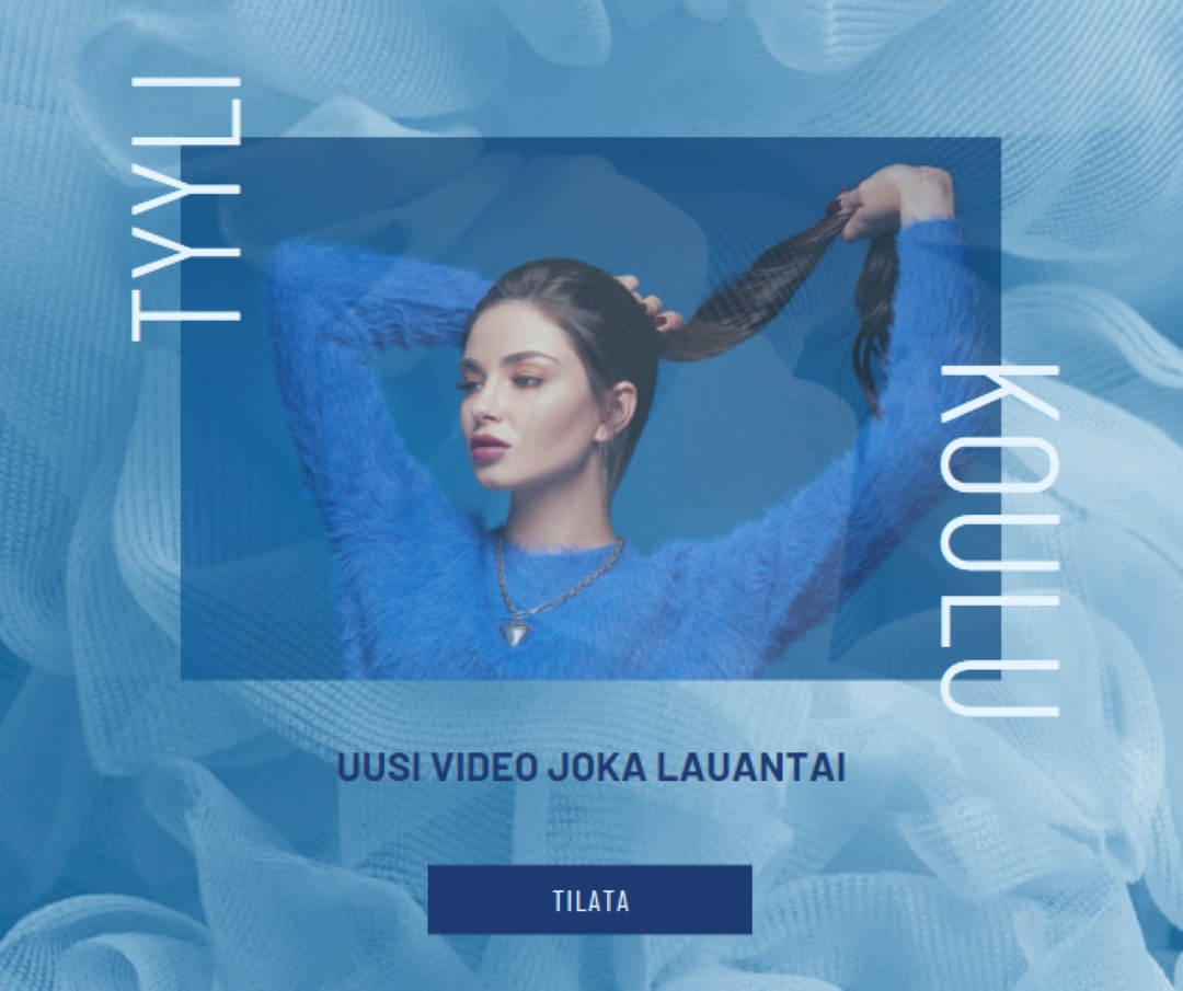 Tuntea olonsa surulliseksi blue modern-bold