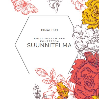 Suunnittelun huippuosaaminen white vintage-botanical