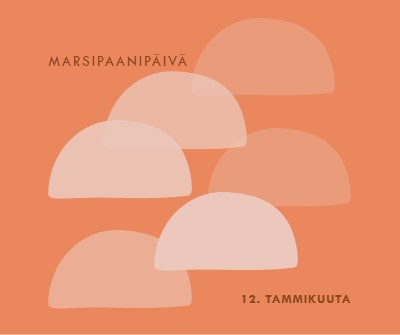 Marsipaanipäivä orange organic-simple