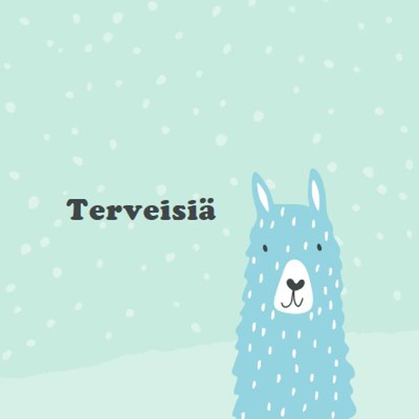 Terveisiä green whimsical-color-block