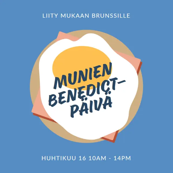 Munien Benedict-päivä blue whimsical-color-block