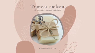 Tuoreet tuoksut pink organic-boho