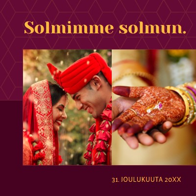 Solmimme solmun. red modern-simple