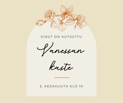 Kastekutsu yellow vintage-botanical