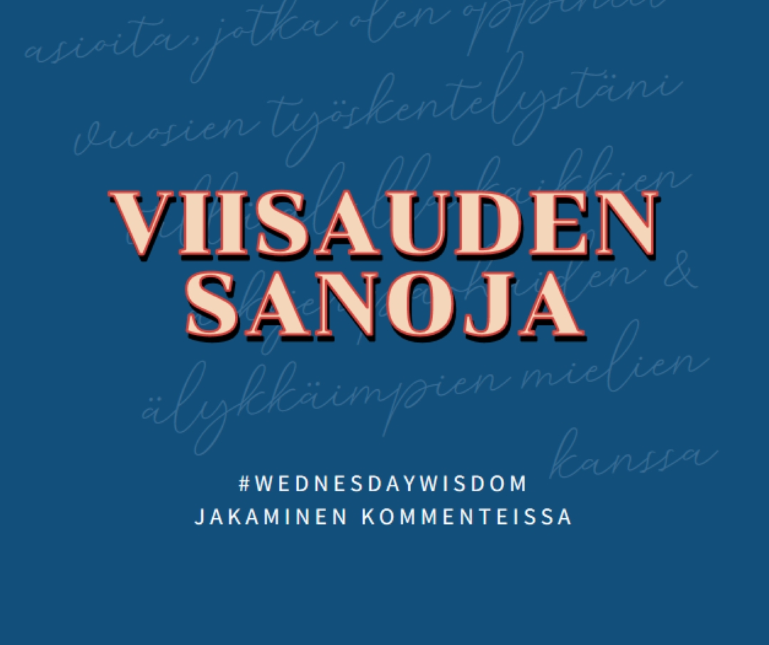 Word viisaille blue modern-simple