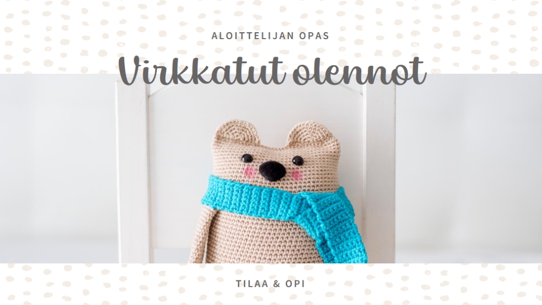 Aloittelijan opas virkkaamiseen white organic-simple