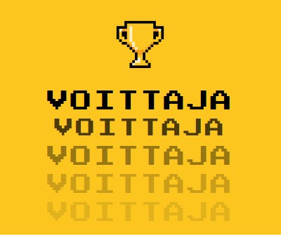 Trophy-elämä yellow vintage-retro