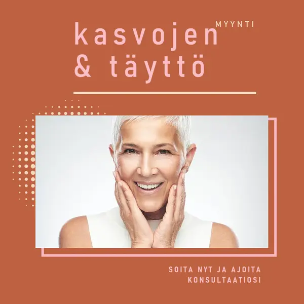 Kasvojen ja täyteaineiden myynti orange modern-geometric-&-linear