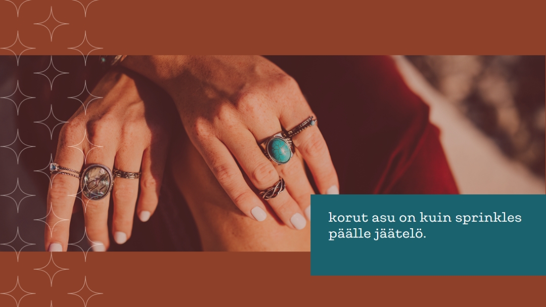 Kauniita pieniä asioita brown organic-boho