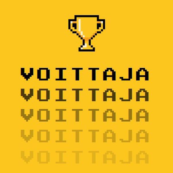 Trophy-elämä yellow vintage-retro