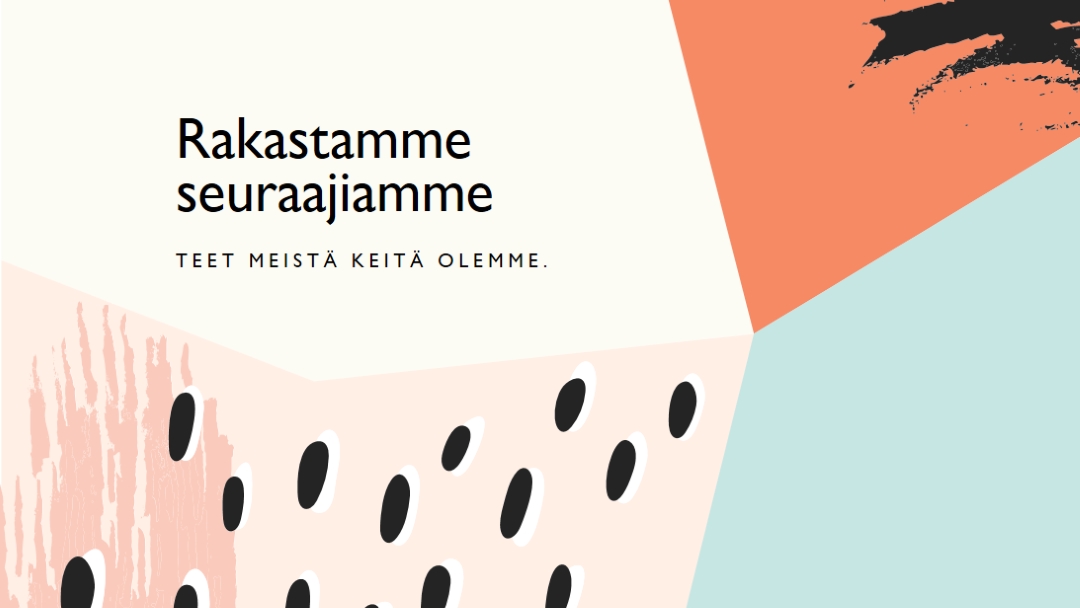 Tunne rakkaus white modern-bold