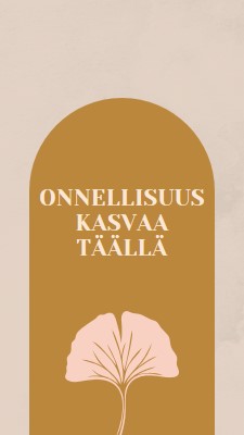 Onnellisuus kasvaa täällä gray organic-boho