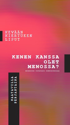 Konserttivalot pink modern-bold