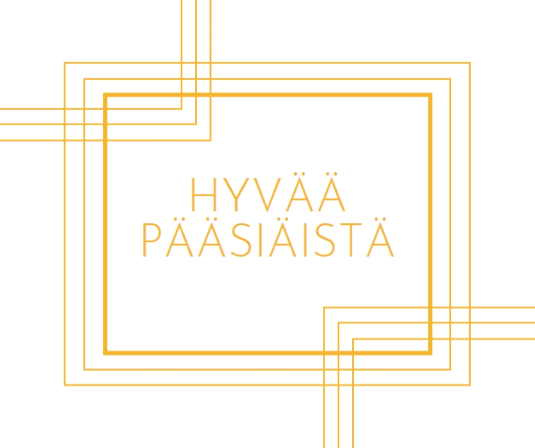 Hyvää pääsiäistä white modern-geometric-&-linear