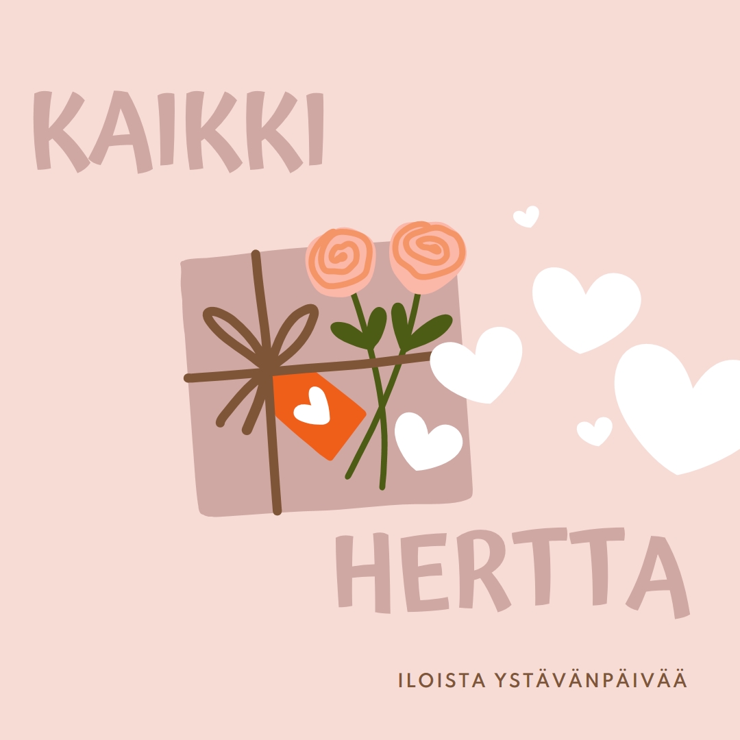 Kaikki sydämet pink whimsical-color-block